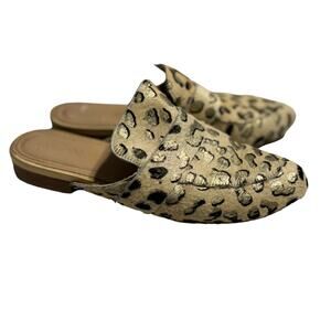 KAANAS Milan Leopard Mule Made in Columbia 8